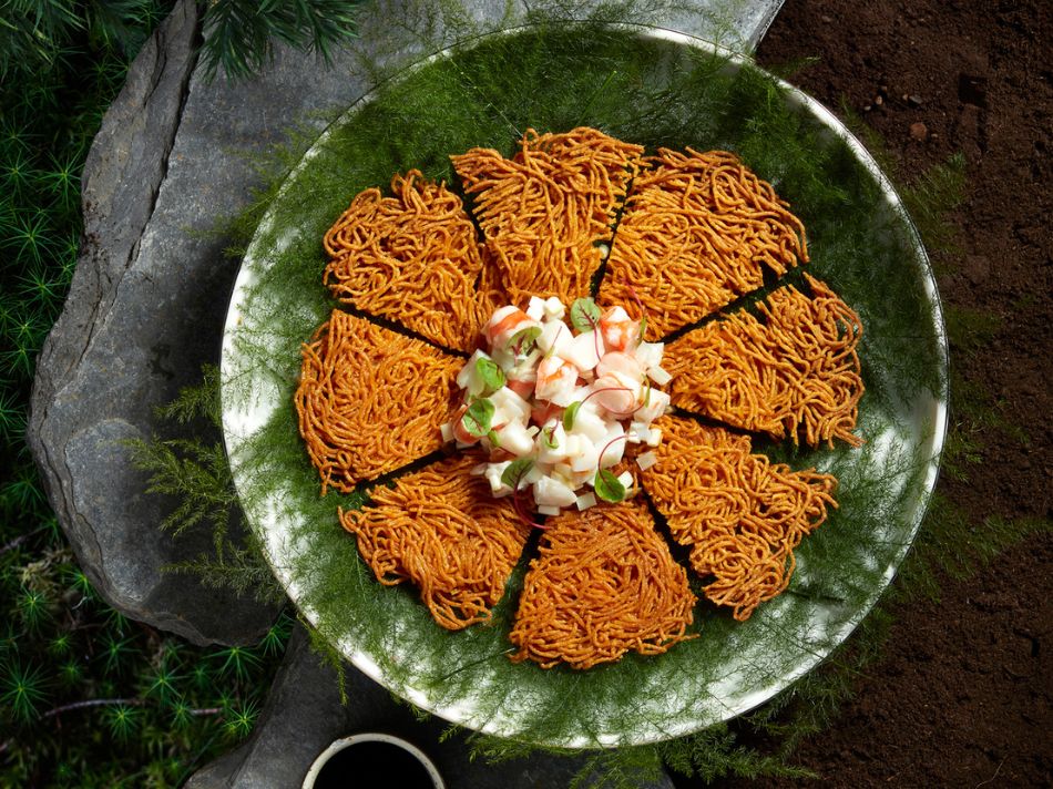 Teochew Seafood Crispy Noodle